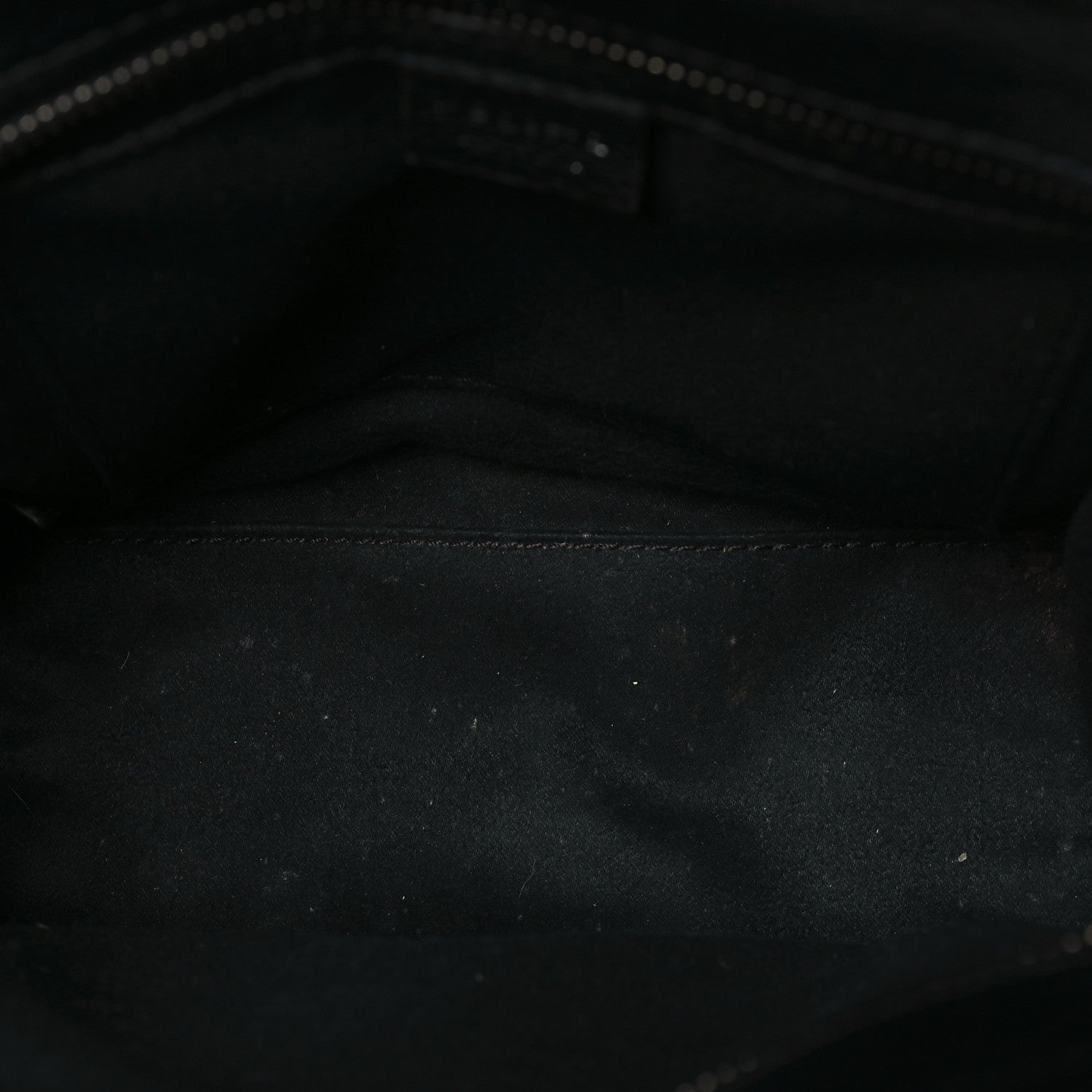 Celine Pebbled Calfskin Nano Luggage Black 5 of 9