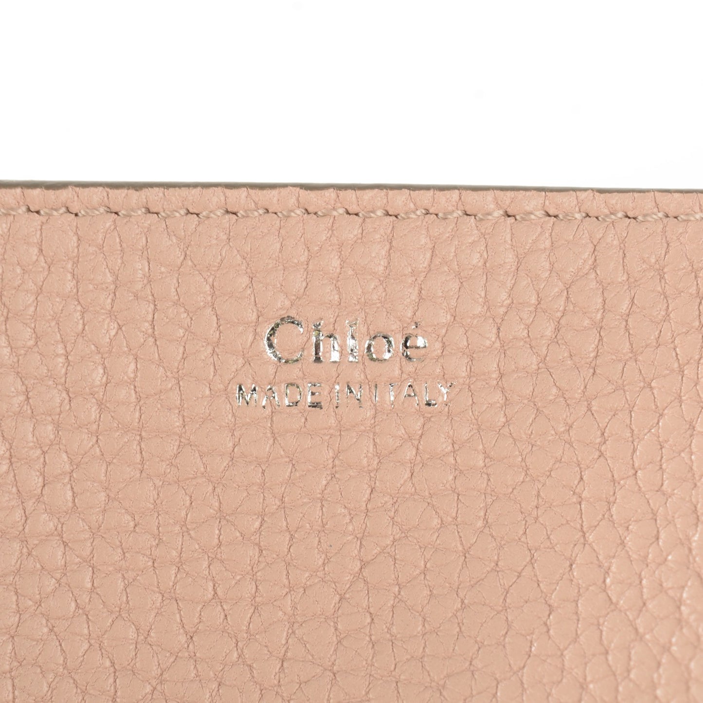 Grained Lambskin Drew Shoulder Bag Cement Pink