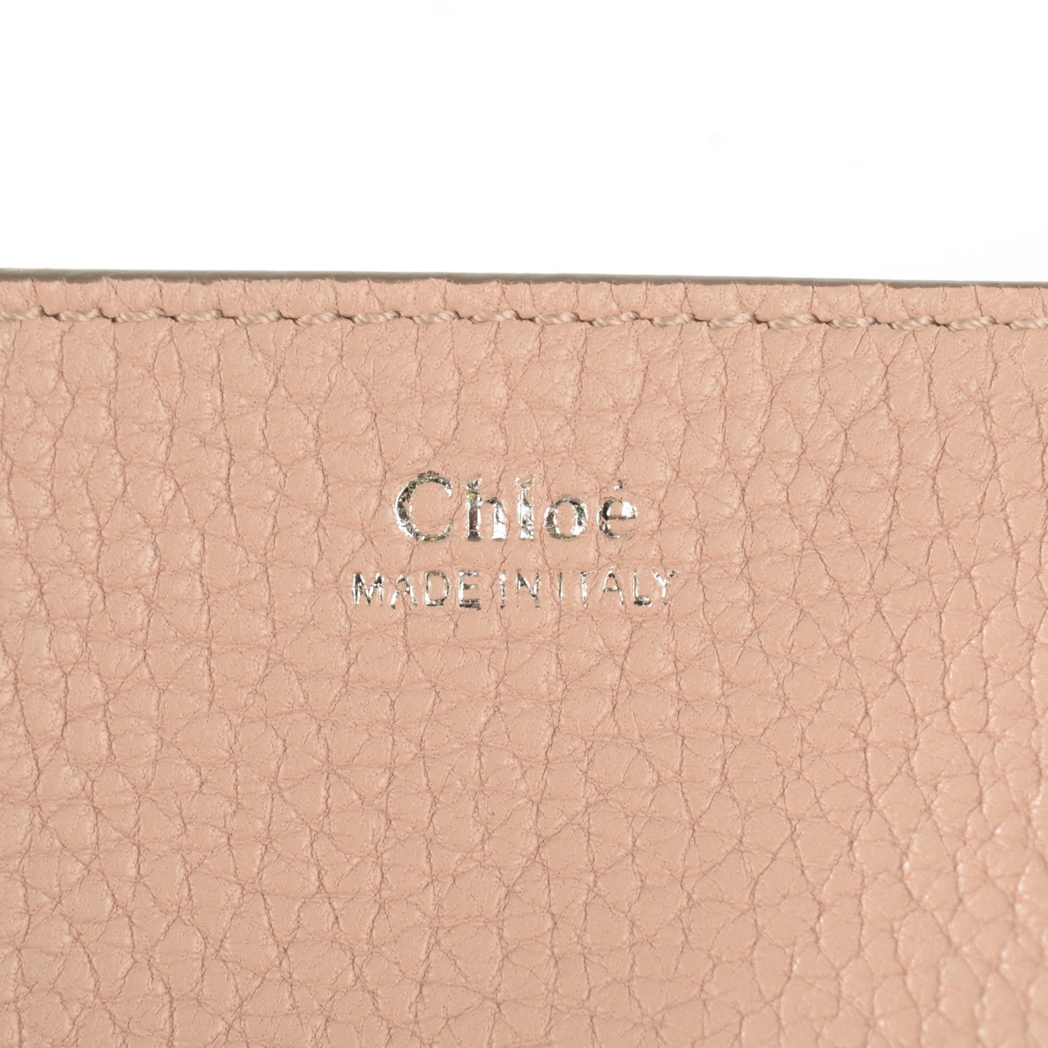 Chloe Grained Lambskin Drew Shoulder Bag Cement Pink 5 of 7