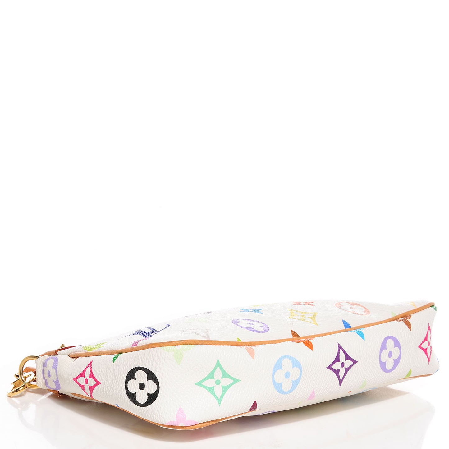 Monogram Multicolor Pochette Accessories White