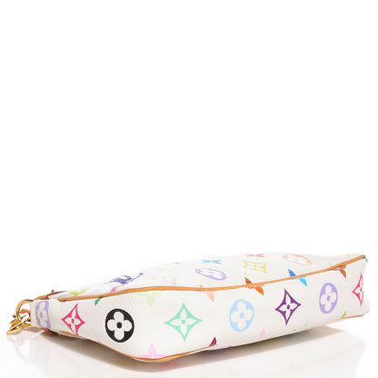 Louis Vuitton Monogram Multicolor Pochette Accessories White 4 of 8