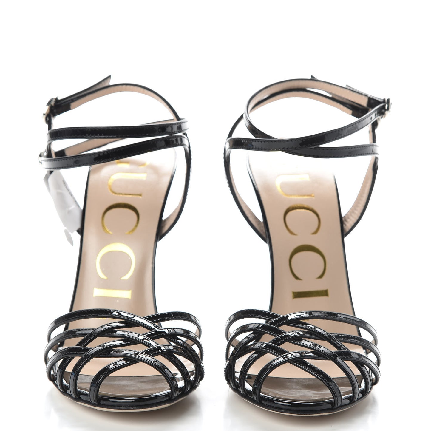 Vernice Crystal Sandals 35.5 Black