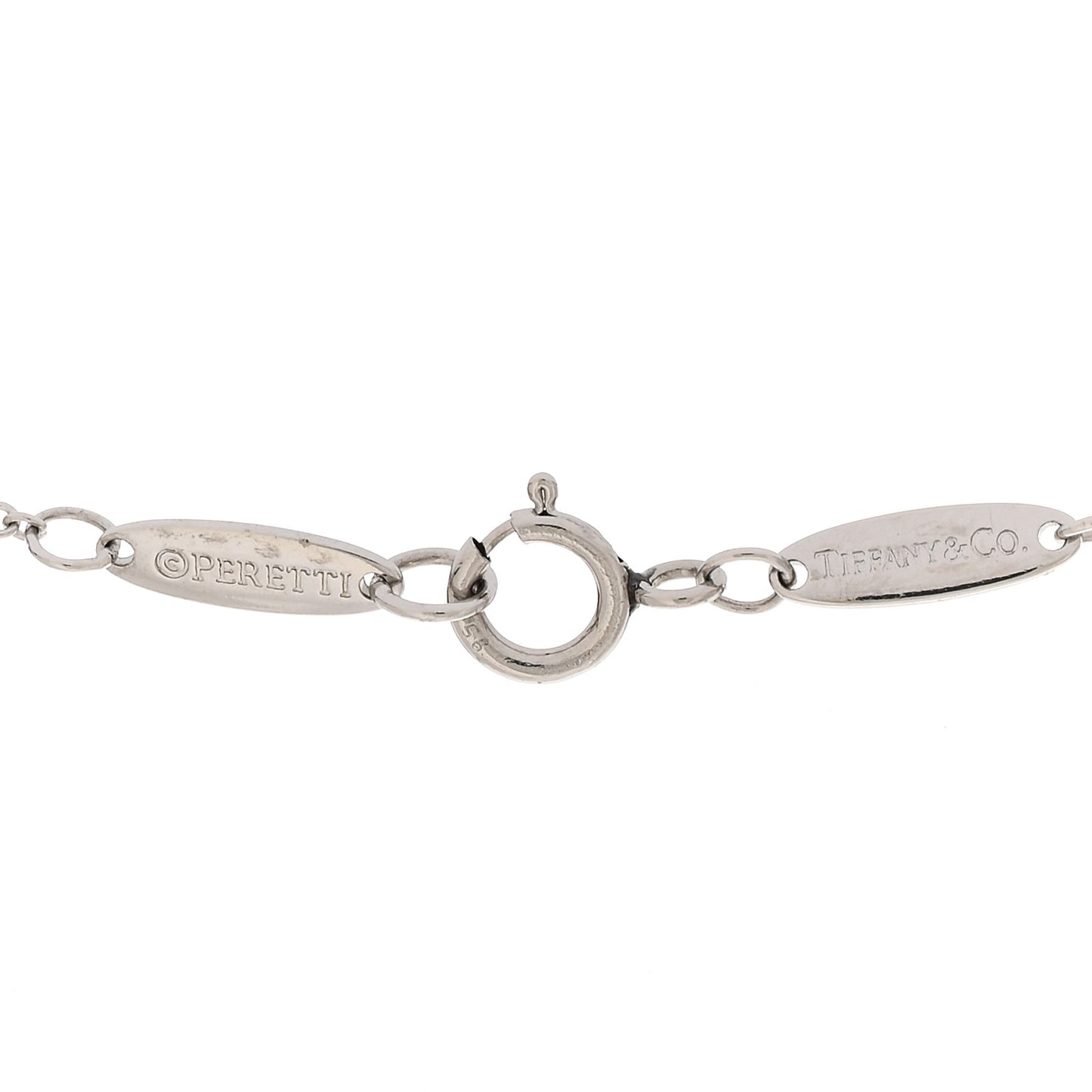 Platinum Diamond .19ct Elsa Peretti Diamonds by the Yard Lariat Necklace