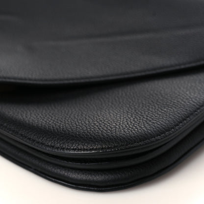 Bottega Veneta Calfskin Mount Envelope Bag Black 8 of 8