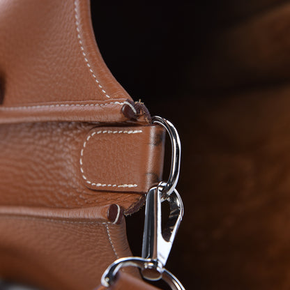 Hermes Taurillon Clemence Evelyne III PM Gold 9 of 13