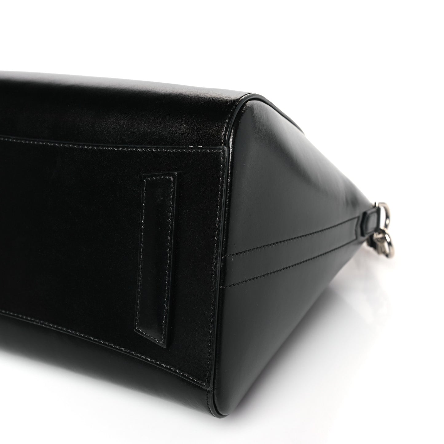 Shiny Lord Calfskin Medium Antigona Black