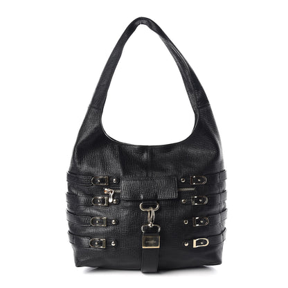Jimmy Choo Calfskin Bardia Hobo Black 1 of 10