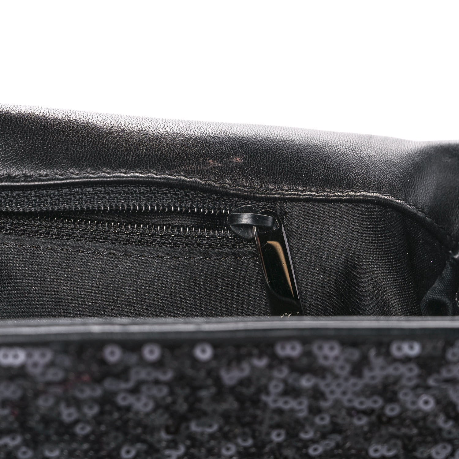 Chanel Sequin Lambskin Jumbo Moonlight on Water Flap Black 14 of 14