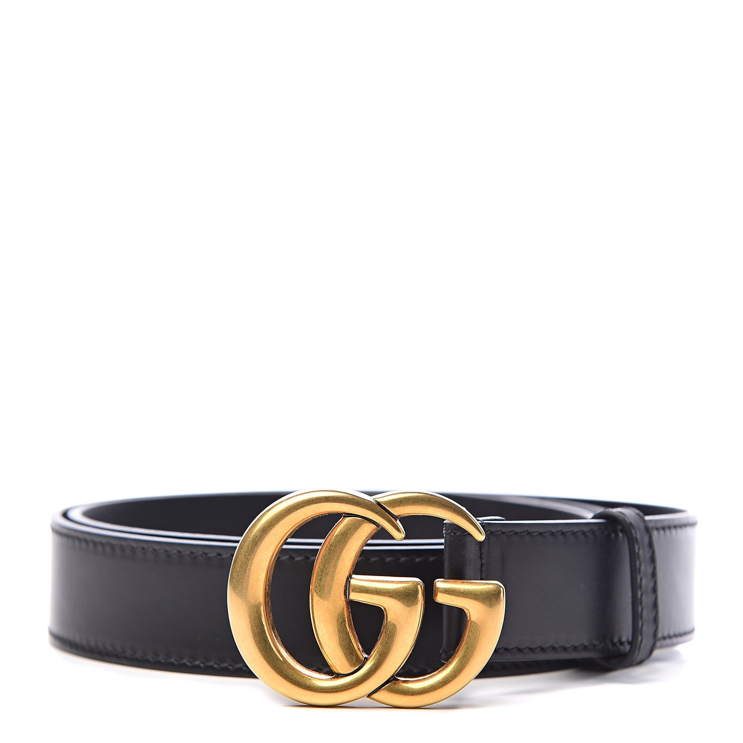 Gucci Calfskin Double G 30mm Belt 100 40 Black 1 of 7