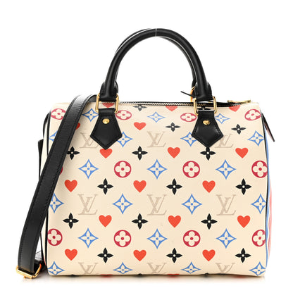 Louis Vuitton Game On Speedy Bandouliere 25 White 1 of 13