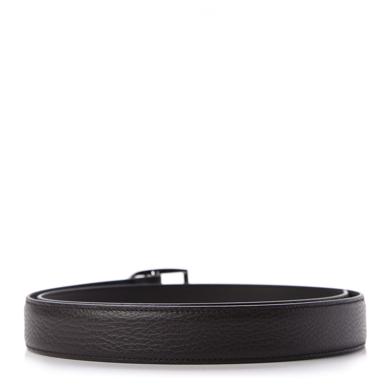 Gucci Calfskin Belt 95 38 Dark Brown 2 of 5