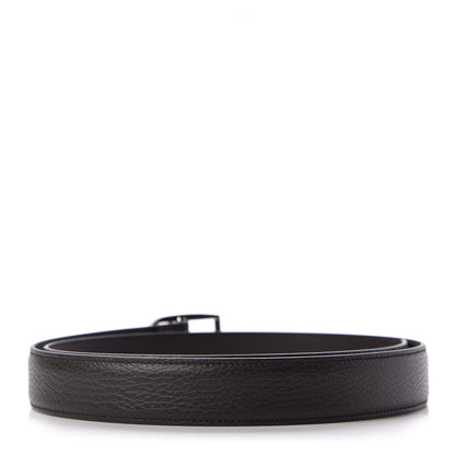 Gucci Calfskin Belt 95 38 Dark Brown 2 of 5