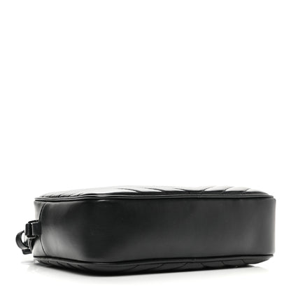 Saint Laurent Calfskin Matelasse Monogram Lou Camera Bag Black 4 of 10
