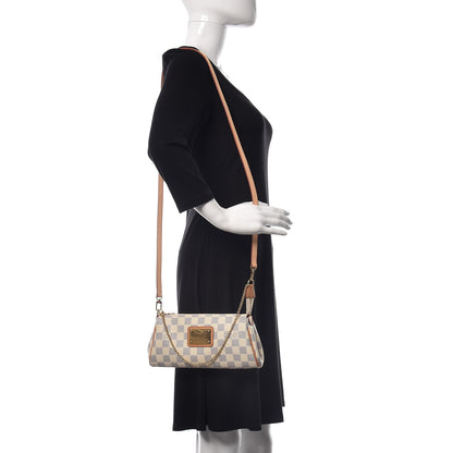 Louis Vuitton Damier Azur Eva Clutch 2 of 10