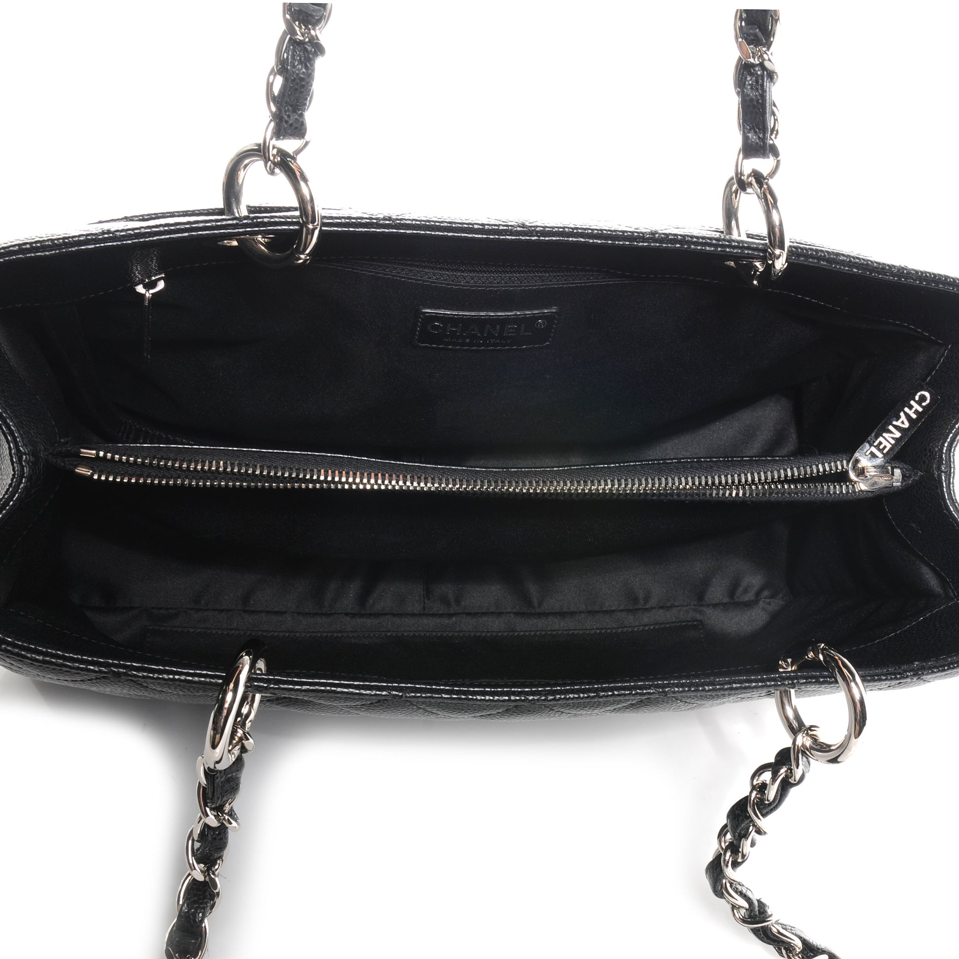 Chanel Caviar Grand Shopping Tote GST Black 5 of 8