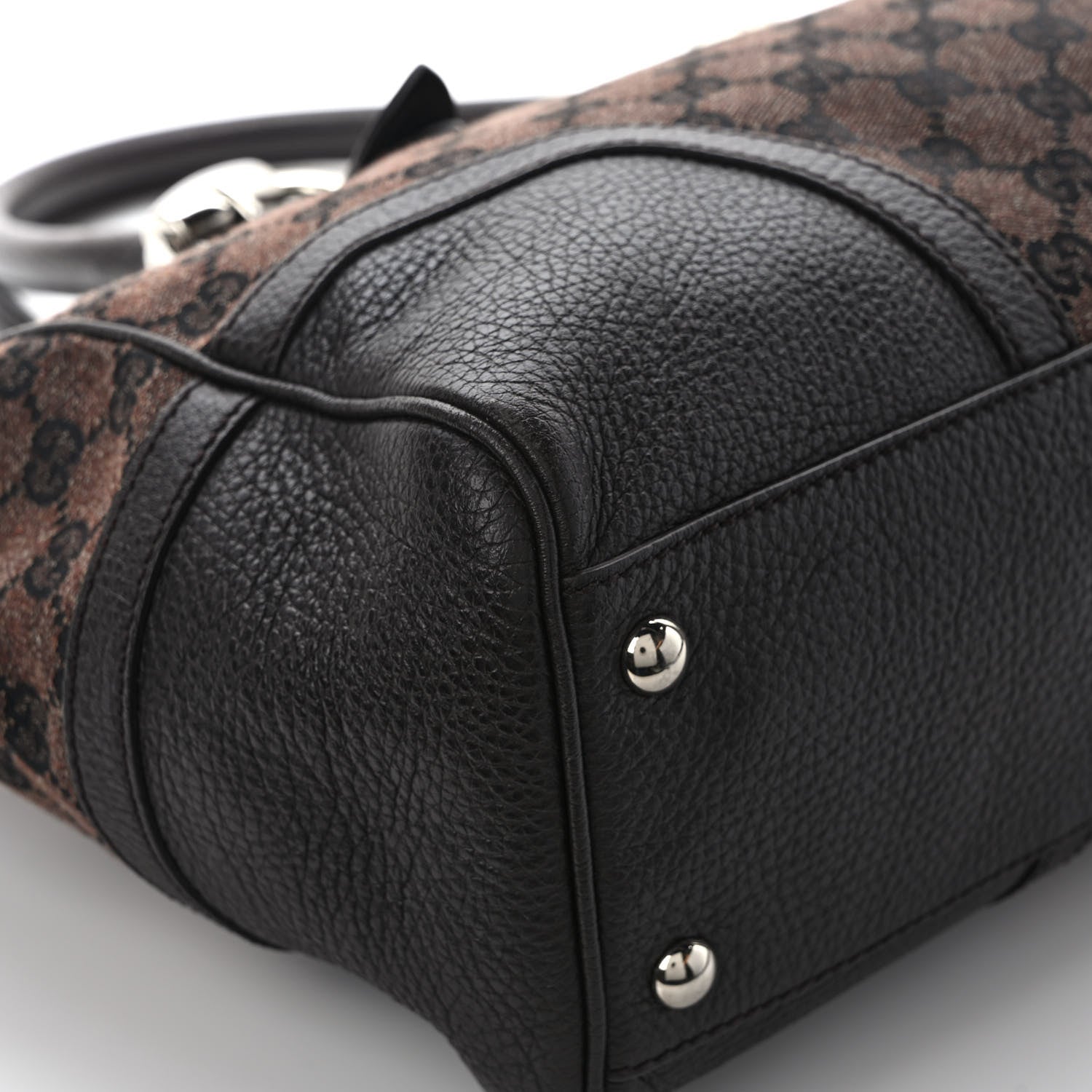 Gucci GG Monogram Small Tote Dark Brown 10 of 11