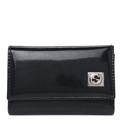 Gucci Patent 6 Key Holder Case Black 1 of 7