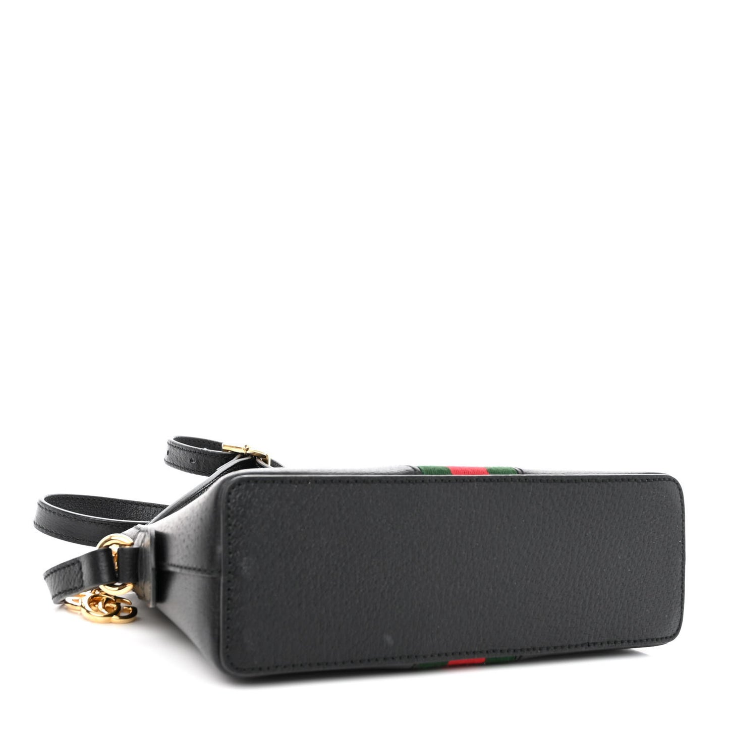Calfskin GG Web Small Ophidia Dome Shoulder Bag Black