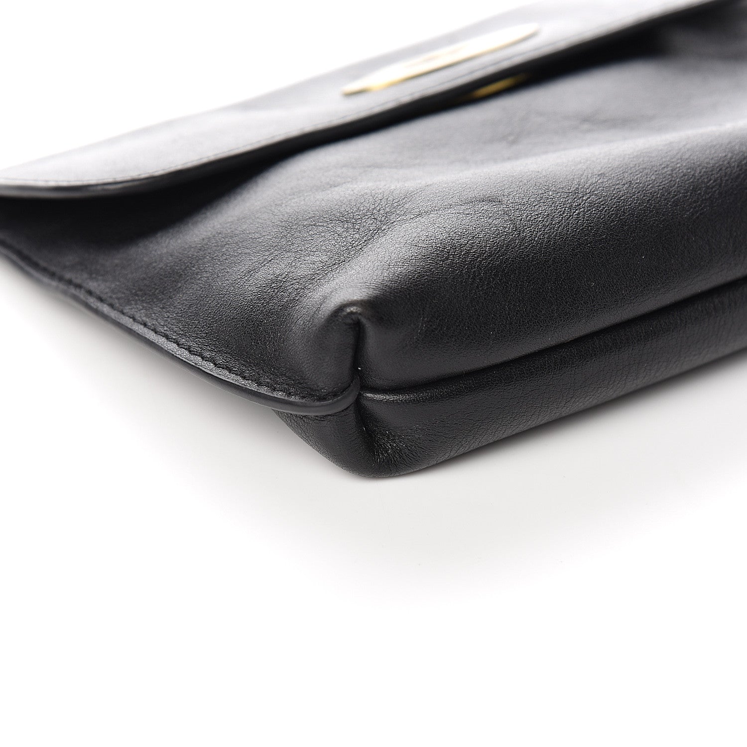 Mulberry Glossy Goatskin Darley Cosmetic Pouch Black 4 of 10