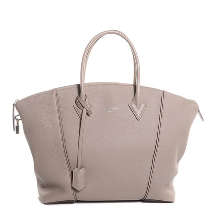 Louis Vuitton Veau Cachemire Soft Lockit MM Galet 1 of 7