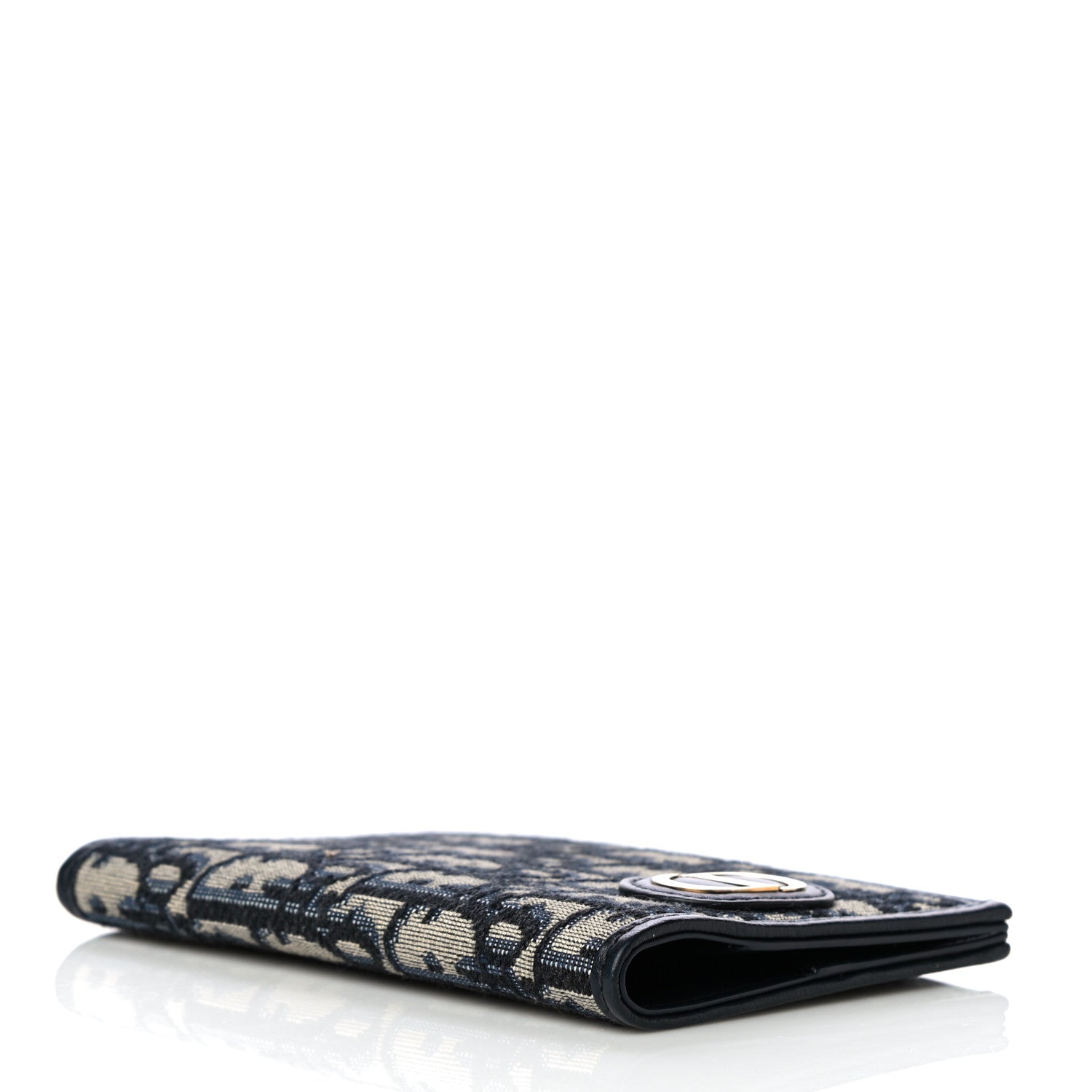 Christian Dior Oblique 30 Montaigne Passport Holder Blue 4 of 11