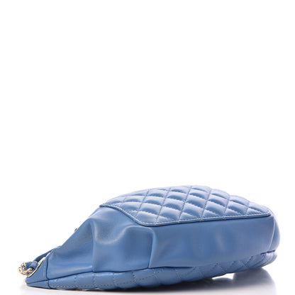 Chanel Lambskin Quilted Bi Waist Bag Fanny Pack Blue 4 of 11