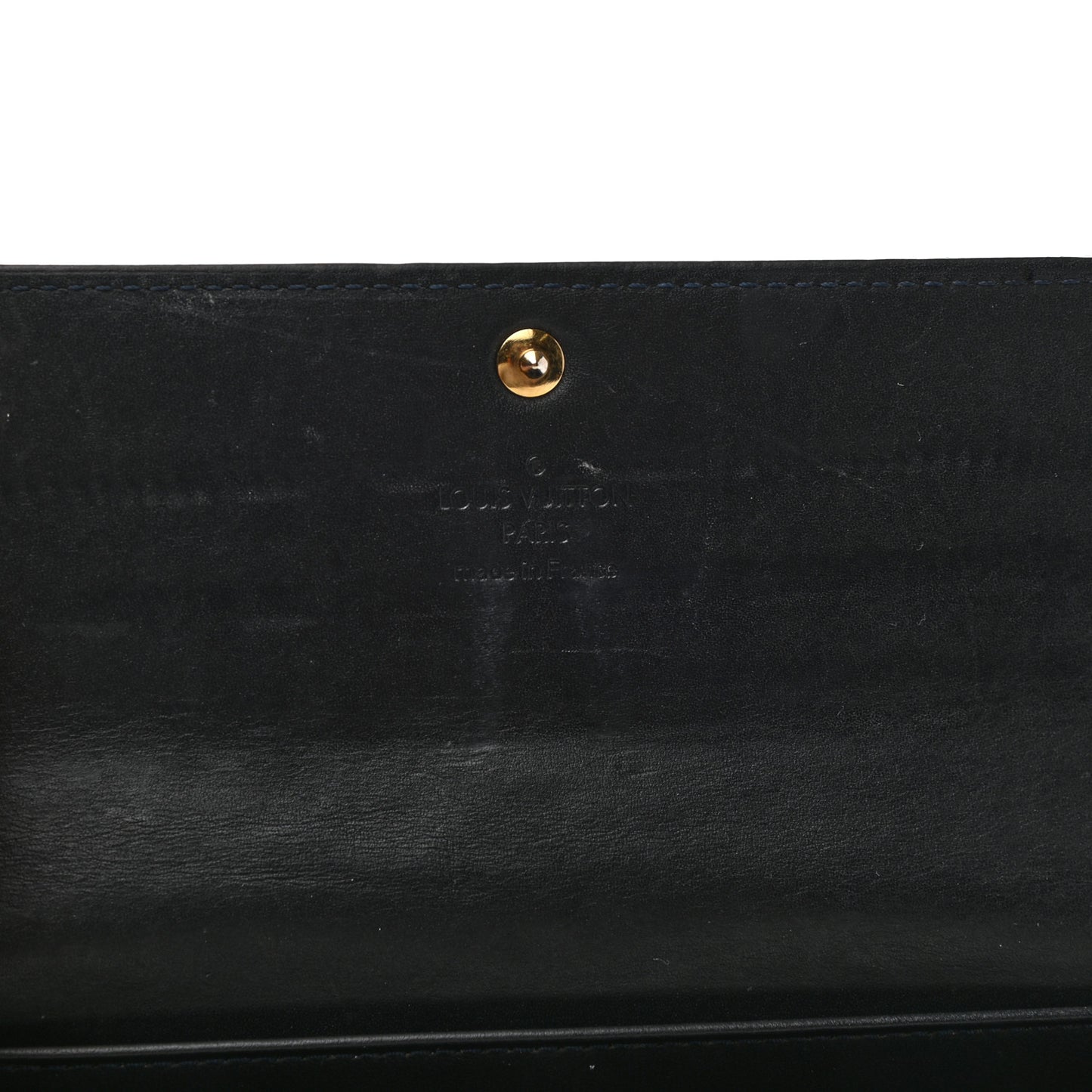 Vernis Sarah Wallet Blue Nuit