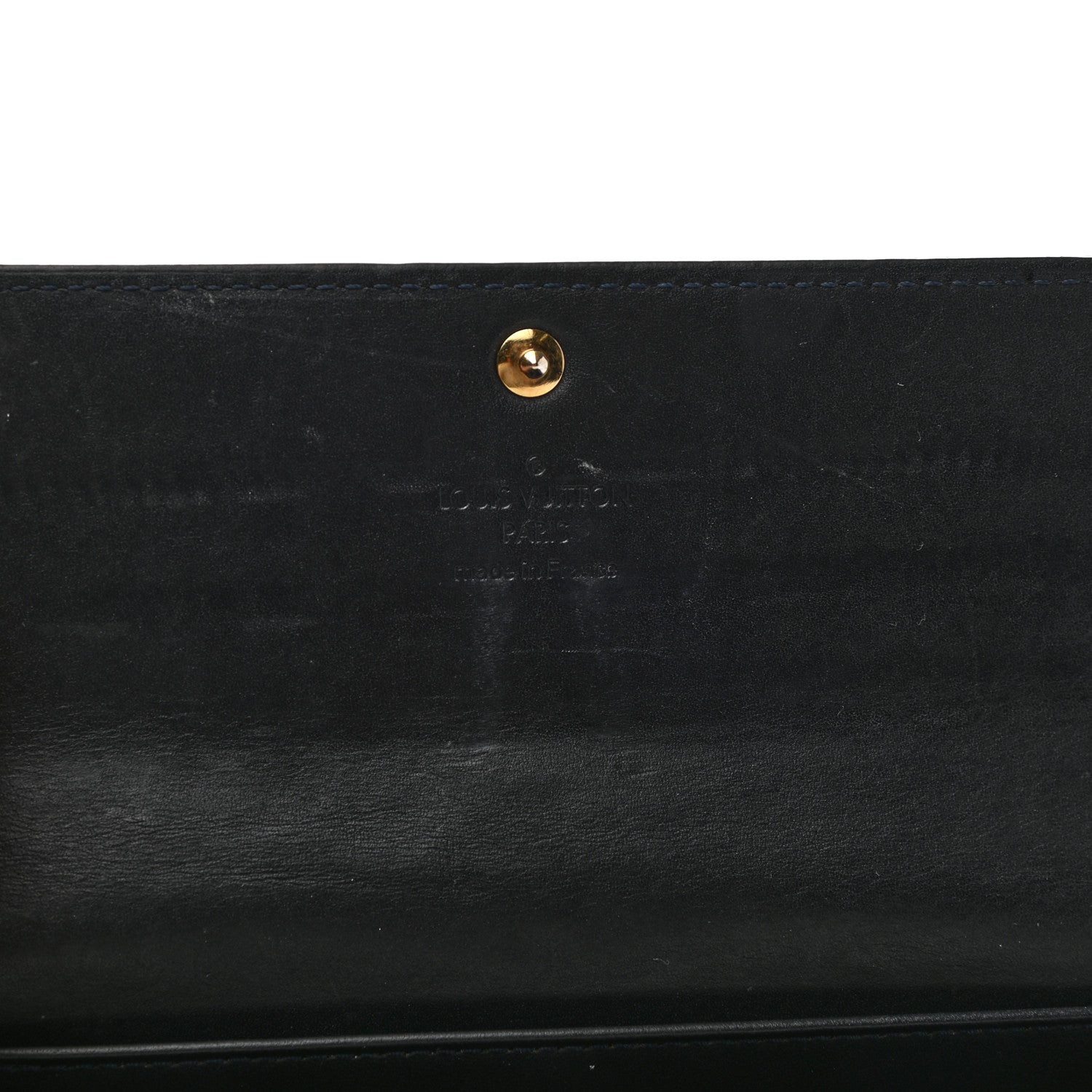Louis Vuitton Vernis Sarah Wallet Blue Nuit 6 of 6