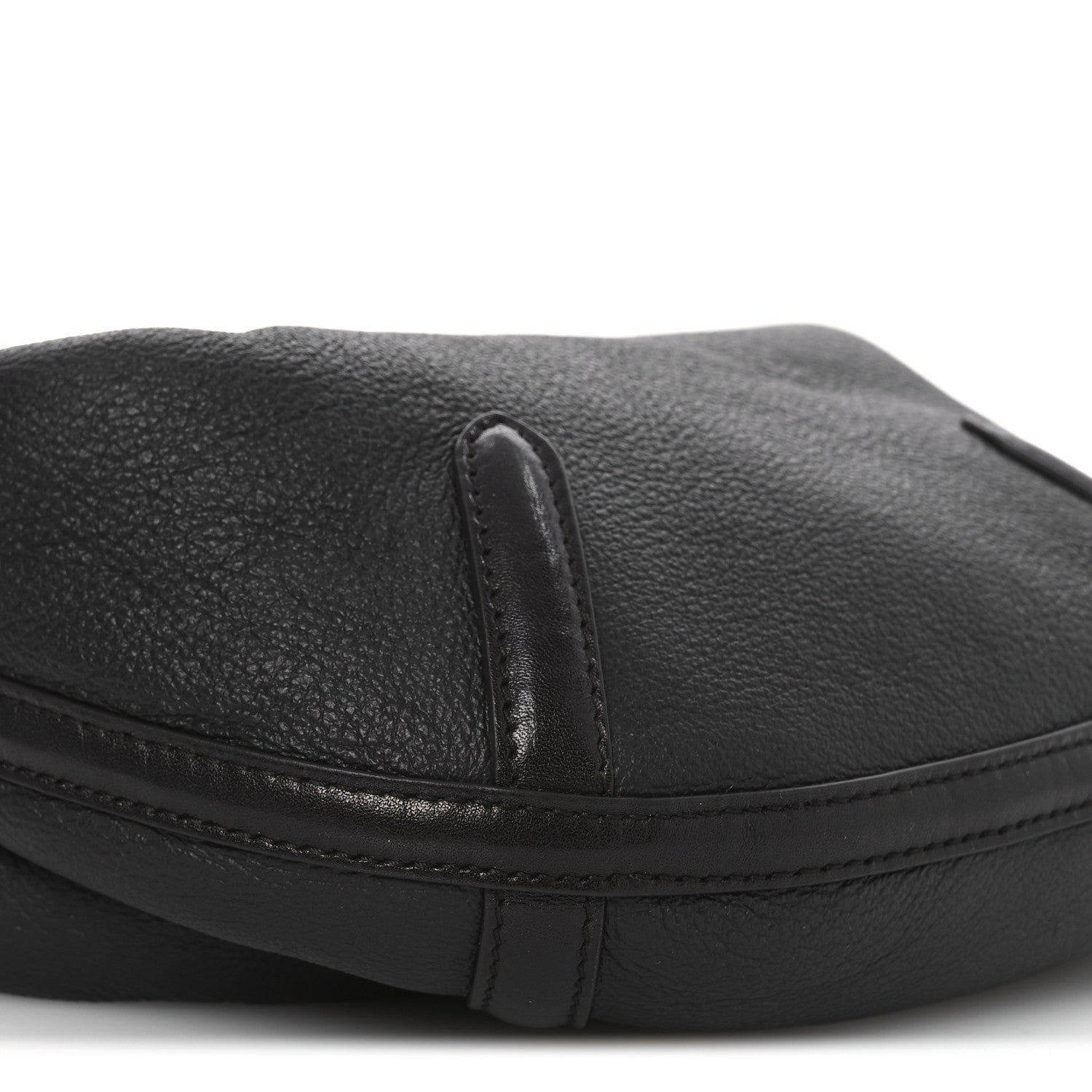 Bottega Veneta Calfskin Shearling Aviator Mini Jodie Dark Brown Fondant 9 of 10