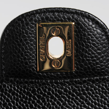 Chanel Caviar Quilted Small Double Flap Black 6 of 9