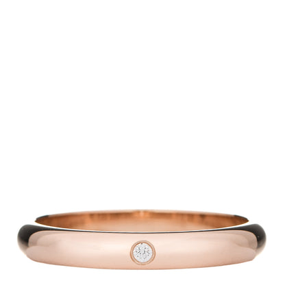 Cartier 18K Pink Gold Diamond 2.6mm 1895 Wedding Band Ring 47 4 1 of 5