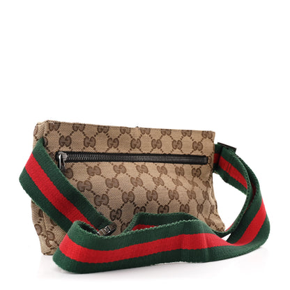 Gucci Monogram Web Belt Bag Dark Brown 3 of 10