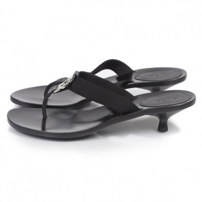 Gucci Leather GG Reins Thong Sandals 7 2 of 10