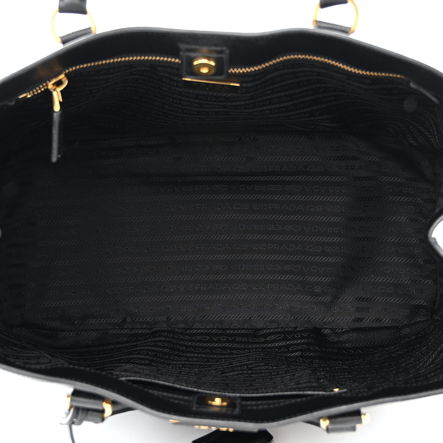 Prada Saffiano Lux Large Tote Black 5 of 10