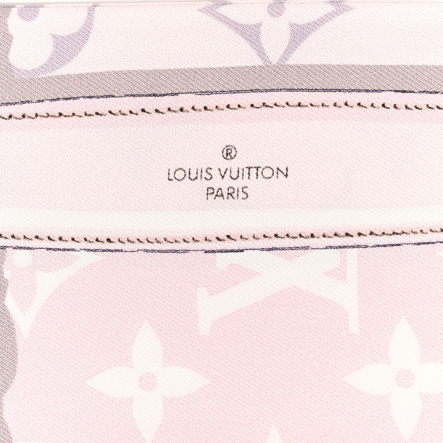 Louis Vuitton Silk Monogram Confidential Bandeau Light Pink 3 of 3