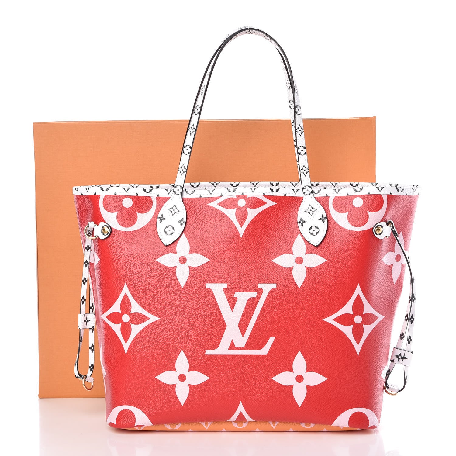 Louis Vuitton Monogram Giant Neverfull MM Rouge 11 of 11