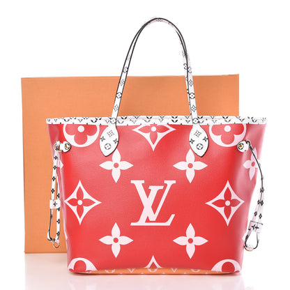 Louis Vuitton Monogram Giant Neverfull MM Rouge 11 of 11