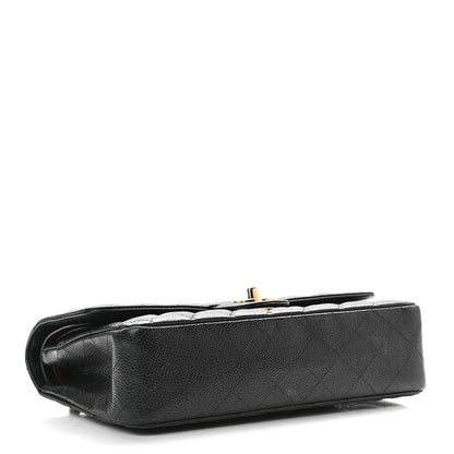 Chanel Caviar Quilted Medium Double Flap Black 4 of 12