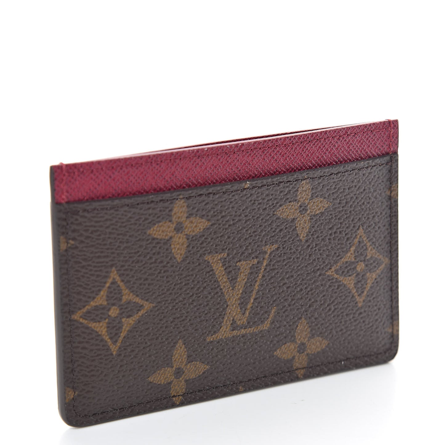 Monogram Card Holder Fuchsia