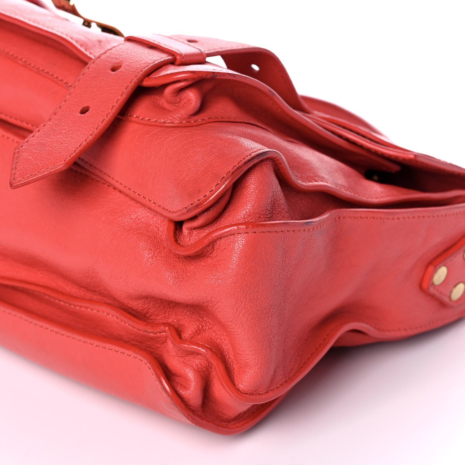 Proenza Schouler Lambskin Medium PS1 Satchel Red 6 of 12