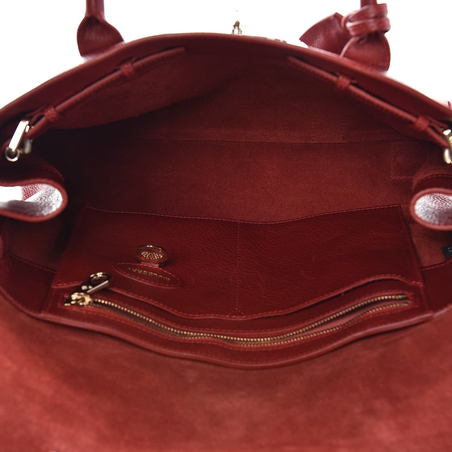 Natural Leather Bayswater Poppy Red