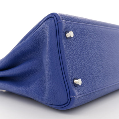 Hermes Togo Kelly Retourne 32 Bleu Electrique 9 of 12