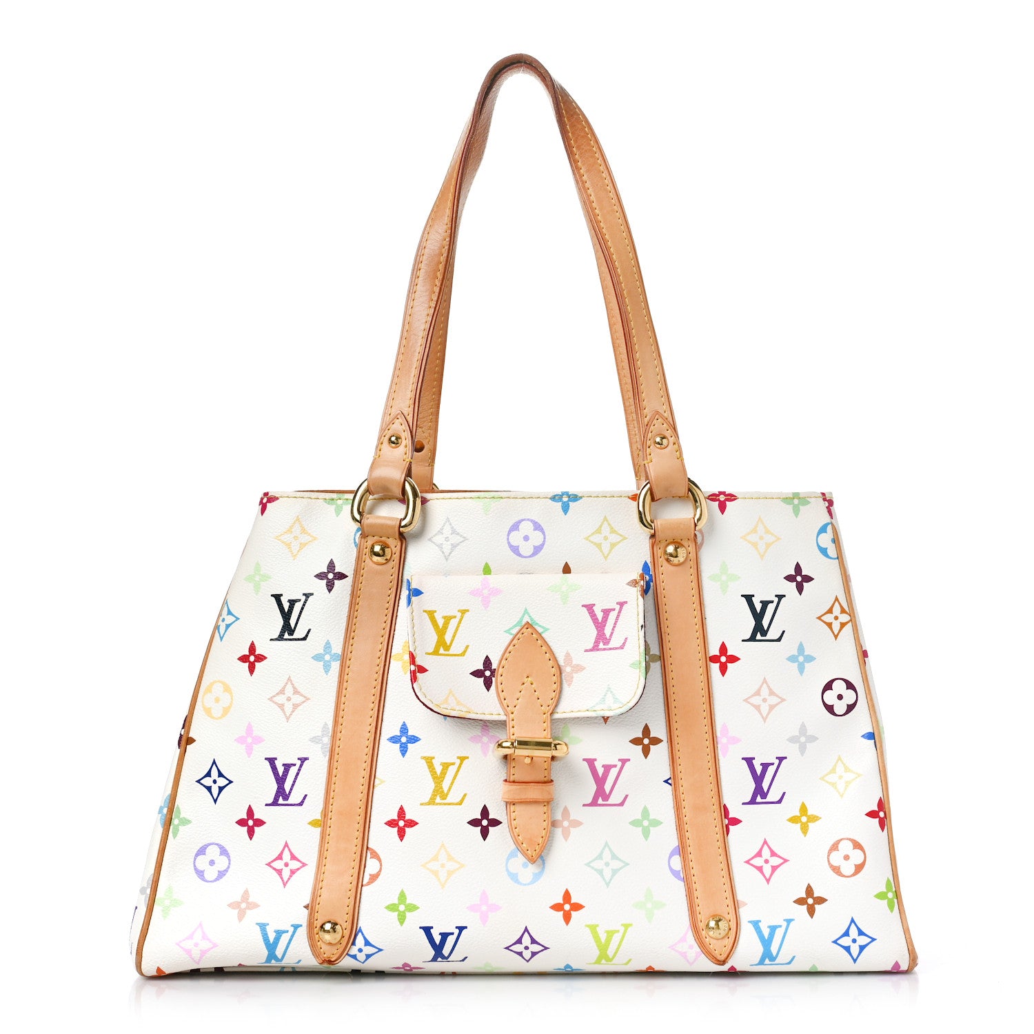 Louis Vuitton Monogram Multicolor Aurelia MM White 1 of 8