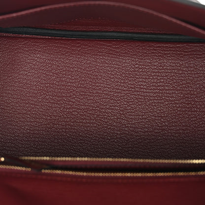 Hermes Togo Birkin 25 Rouge H 5 of 11