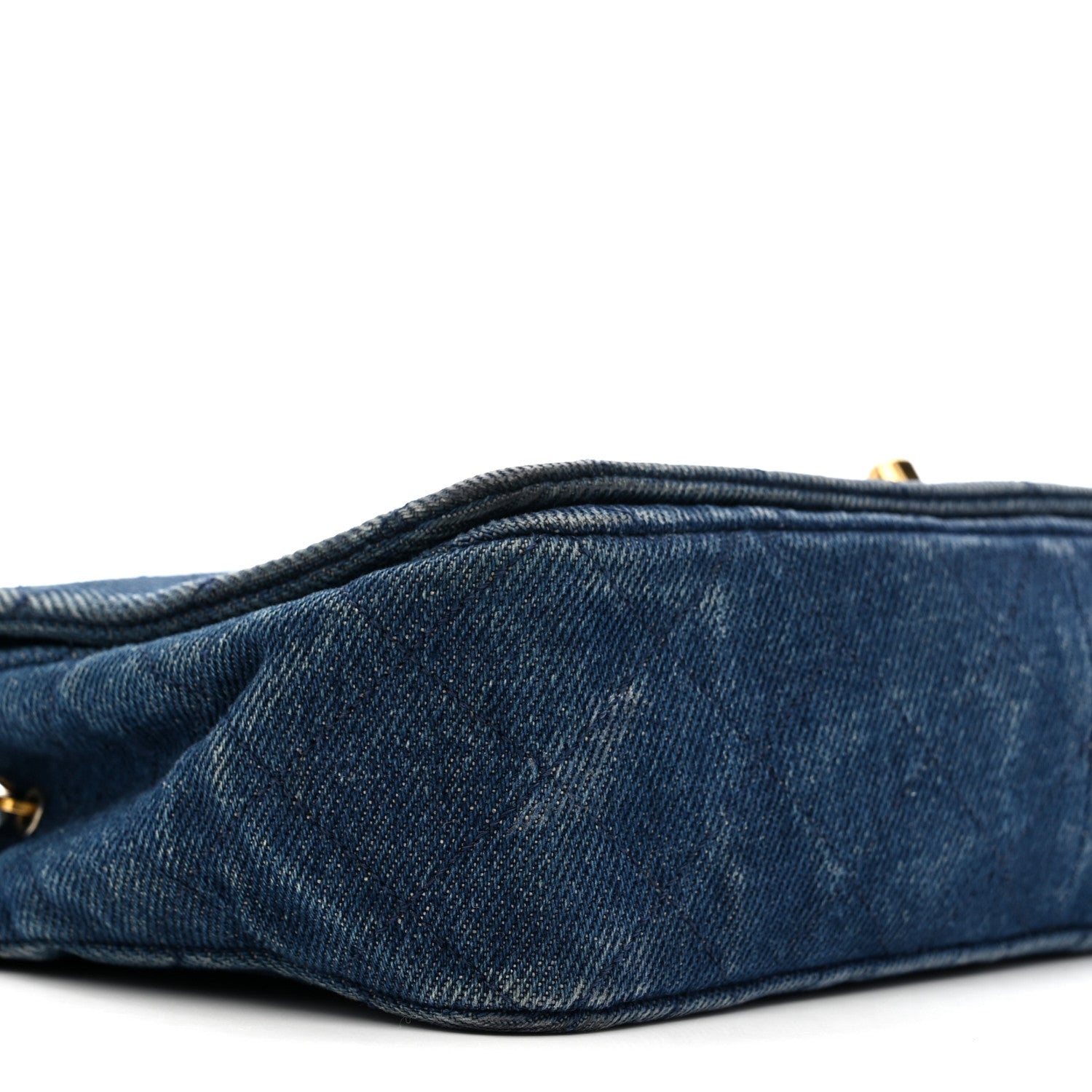 Chanel Denim Quilted Small Flap  Blue 9 of 16