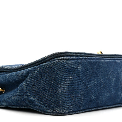 Chanel Denim Quilted Small Flap  Blue 9 of 16