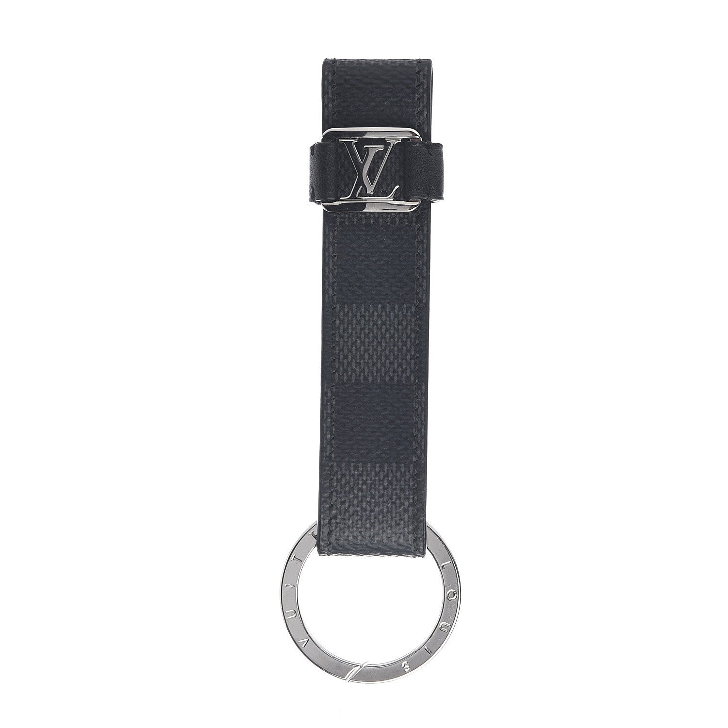 Louis Vuitton Damier Graphite LV Dragonne Key Holder 1 of 2