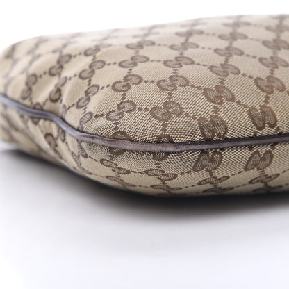 Gucci Monogram Medium New Britt Hobo Dark Brown 7 of 10