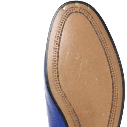Gucci Malaga Kid Womens Jordaan Loafers 36 Electric Blue 8 of 11