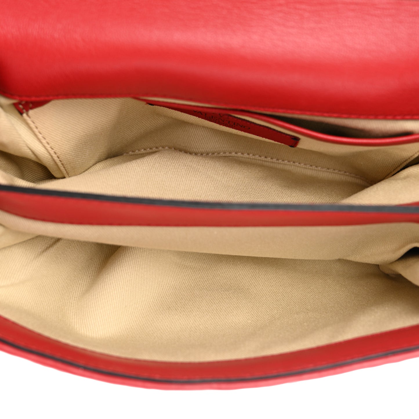 Nappa Lace Girello Flap Red